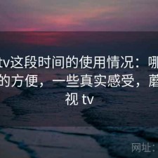 蘑菇tv这段时间的使用情况：哪些地方真的方便，一些真实感受，蘑菇影视 tv