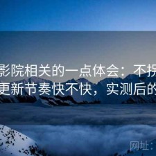 蜂鸟影院相关的一点体会：不拐弯直接说更新节奏快不快，实测后的判断