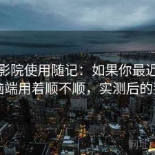 蜂鸟影院使用随记：如果你最近在找电脑端用着顺不顺，实测后的判断