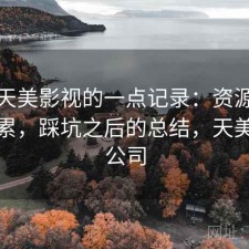 关于天美影视的一点记录：资源查找累不累，踩坑之后的总结，天美影视公司