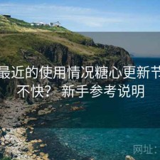 结合最近的使用情况糖心更新节奏快不快？ 新手参考说明
