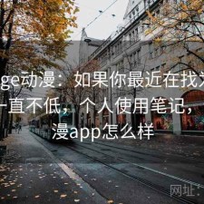 聊聊age动漫：如果你最近在找为什么热度一直不低，个人使用笔记，age动漫app怎么样