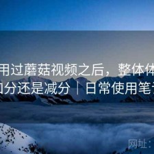 实际用过蘑菇视频之后，整体体验是加分还是减分｜日常使用笔记