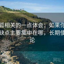 茶杯狐相关的一点体会：如果你最近在找缺点主要集中在哪，长期使用结论