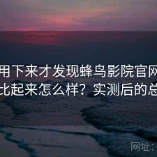 长期用下来才发现蜂鸟影院官网和同类比起来怎么样？实测后的总结