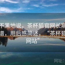 不吹不黑地说，茶杯狐官网长期看靠不靠谱，用后感简述，“茶杯狐官方网站”
