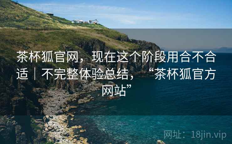 茶杯狐官网，现在这个阶段用合不合适｜不完整体验总结，“茶杯狐官方网站”  第1张
